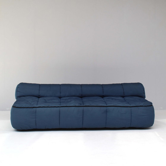 Image 1 of 3-zits Strips sofa ontworpen door Cini Boeri voor Arflex, jaren 1970.