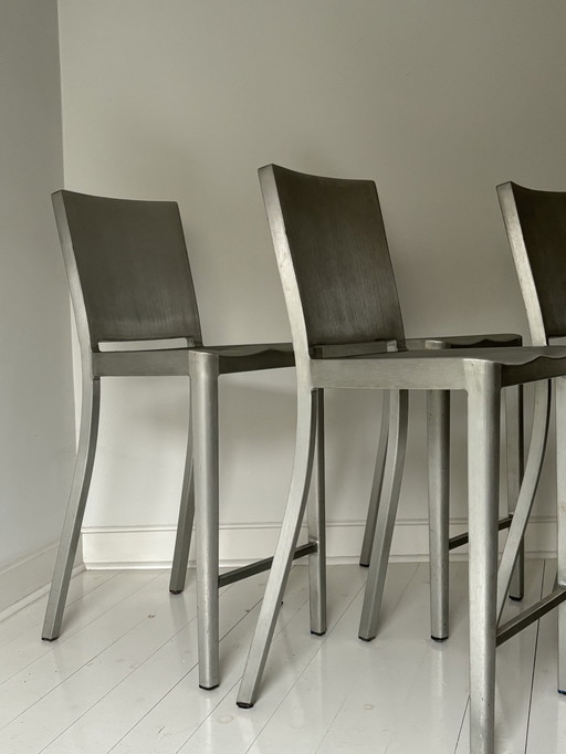 4X Philippe Starck Emeco Hudson Barkrukken 