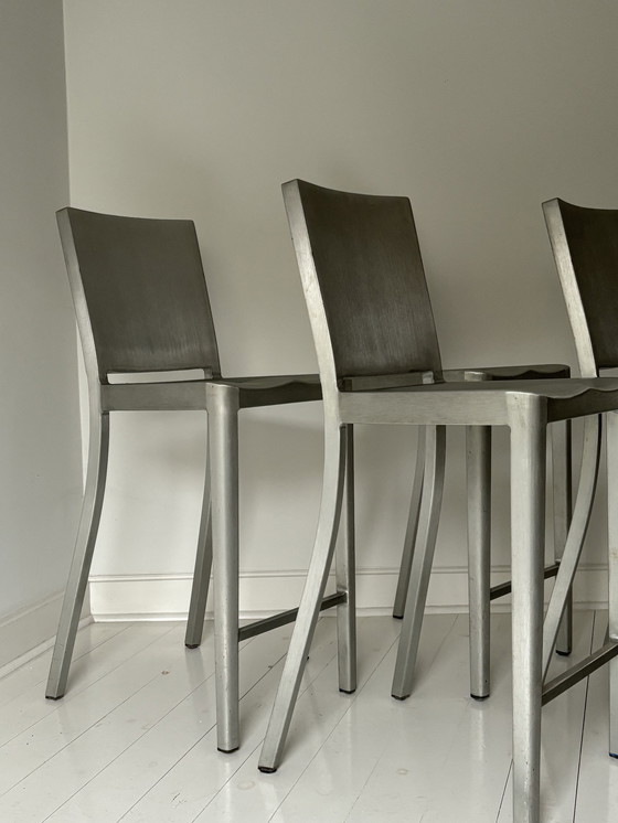 Image 1 of 4X Philippe Starck Emeco Hudson Barkrukken 