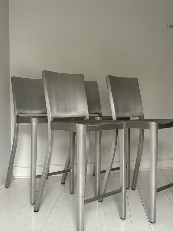 Image 1 of 4X Philippe Starck Emeco Hudson Barkrukken 