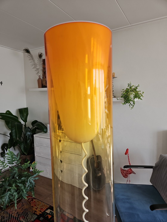 Image 1 of Kartell Staande Lamp Oranje