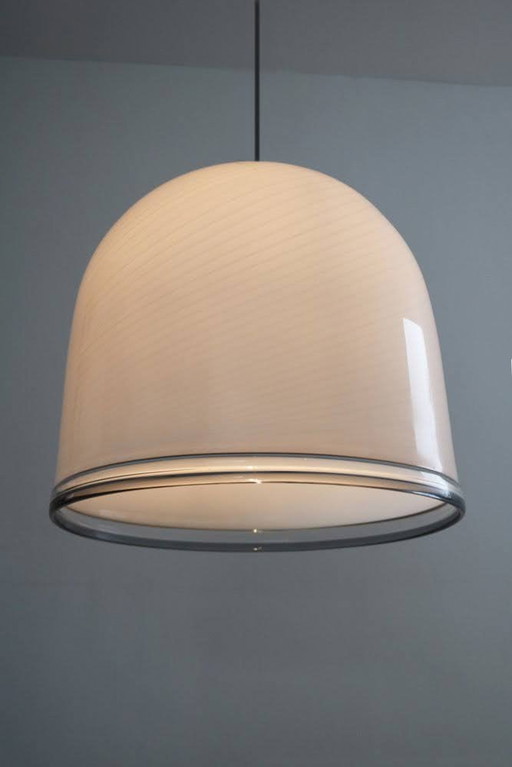 Leucos Murano 'Swirl' Glazen Hanglamp