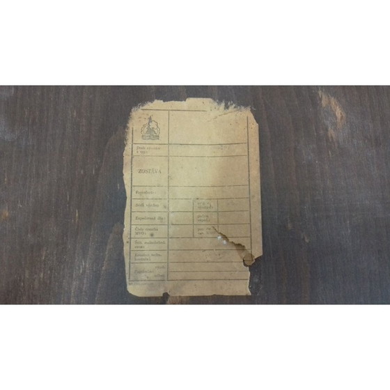 Image 1 of Vintage beuken en glazen salontafel voor Tatra Pravenec, Tsjecho-Slowakije 1950