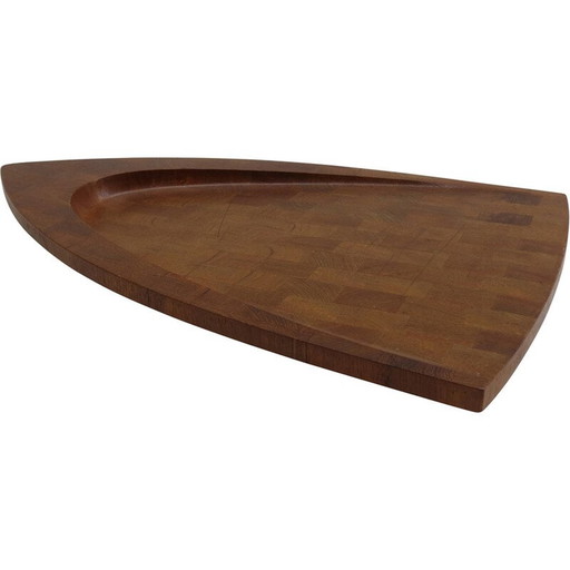 Deense vintage teakhouten snijplank van Fleming Digsmed voor Digsmed, 1960