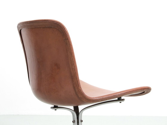 Image 1 of Suite van 4 Scandinavische stoelen Model Pk9 Originele uitgave K. Christiansen