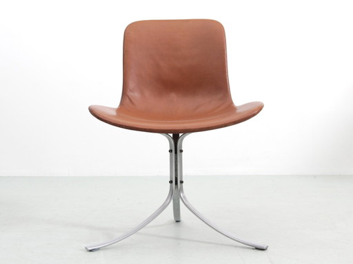 Suite van 4 Scandinavische stoelen Model Pk9 Originele uitgave K. Christiansen