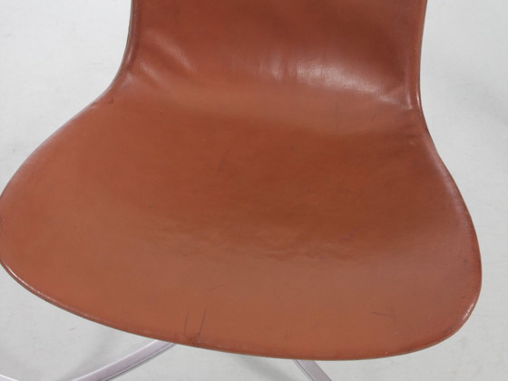Image 1 of Suite van 4 Scandinavische stoelen Model Pk9 Originele uitgave K. Christiansen