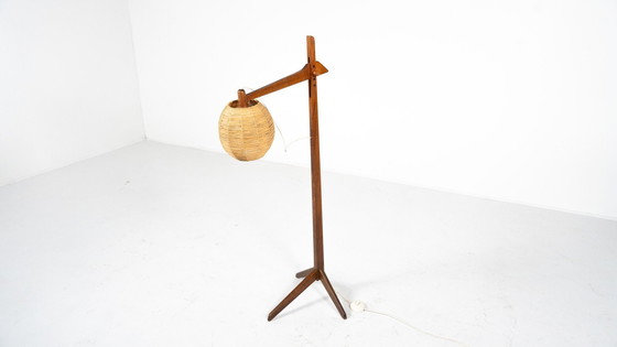 Image 1 of Mid Century Moderne Vloerlamp, Italië