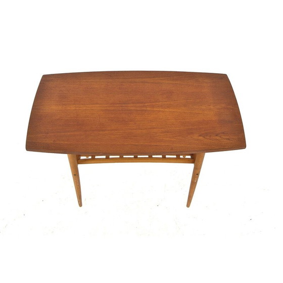 Image 1 of Vintage salontafel van teak en beukenhout, Zweden 1950