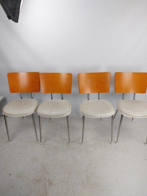 4 X Philip Starck Lundi Ravioli Stoelen 1990'S 