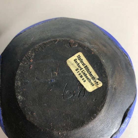 Image 1 of Set van 3 vintage keramieken ateliervazen door Gerhard Liebenthron, Duitsland 1960