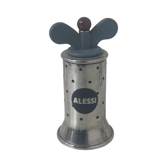 Image 1 of Michael Graves voor Alessi - Peper/zout strooier (9098) + Extra flessenstop uit dezelfde serie - Inox metaal