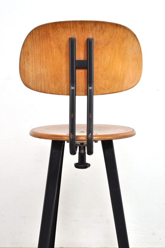 Image 1 of Vintage Barkruk In Bauhaus Stijl