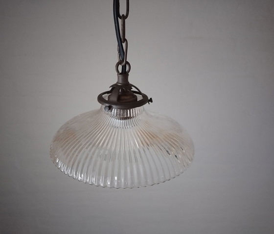 Image 1 of Hanglamp Holopane France - Art Deco 