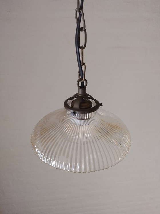 Image 1 of Hanglamp Holopane France - Art Deco 