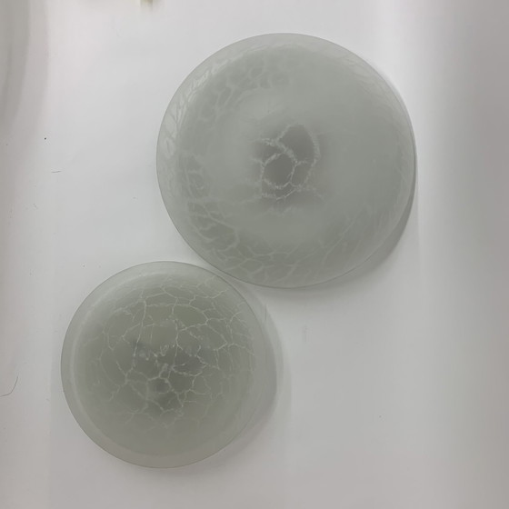 Image 1 of 2x Vintage wand-/plafondlampen - 1970