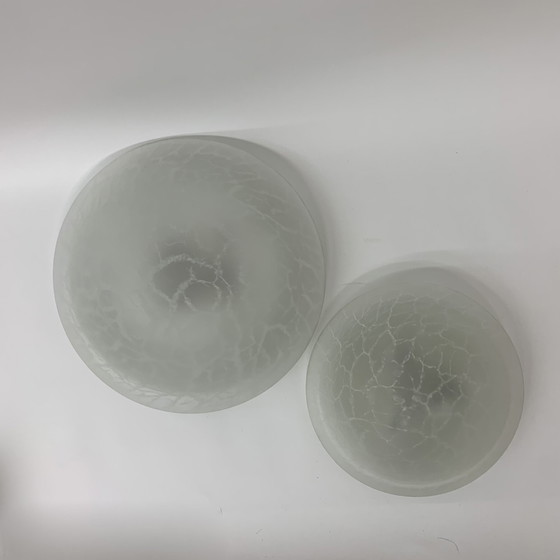 Image 1 of 2x Vintage wand-/plafondlampen - 1970