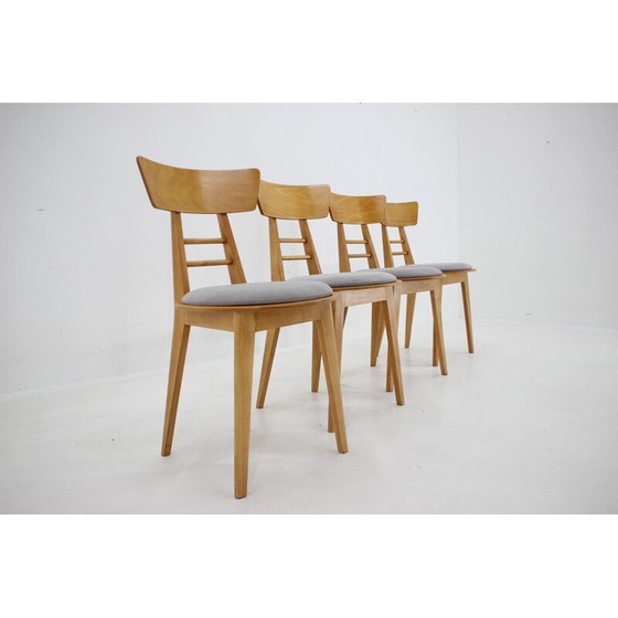 Image 1 of Set van 4 vintage stoelen van Ton, Tsjecho-Slowakije 1980