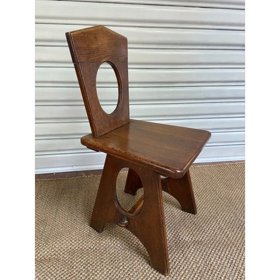 Image 1 of Set van 4 vintage Savoy stoelen van eikenhout