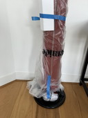 Rode Artemide Megaron vloerlamp van Gianfranco Frattini