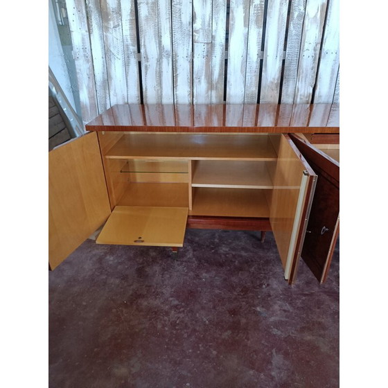 Image 1 of Vintage gelakt houten dressoir, 1960