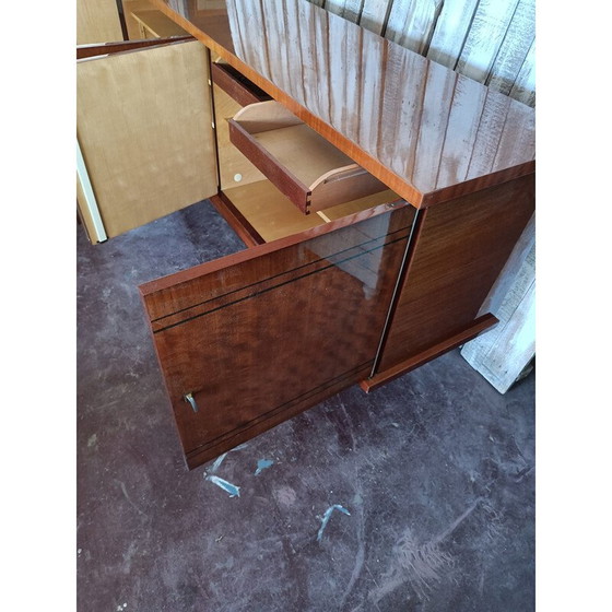 Image 1 of Vintage gelakt houten dressoir, 1960