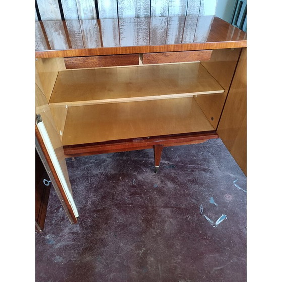 Image 1 of Vintage gelakt houten dressoir, 1960