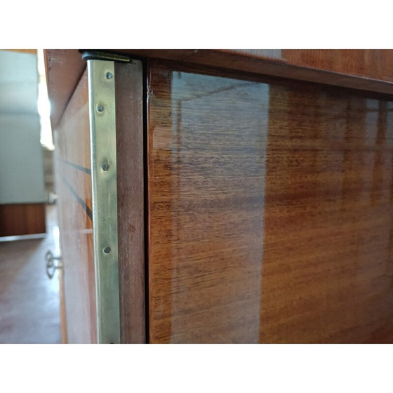 Image 1 of Vintage gelakt houten dressoir, 1960