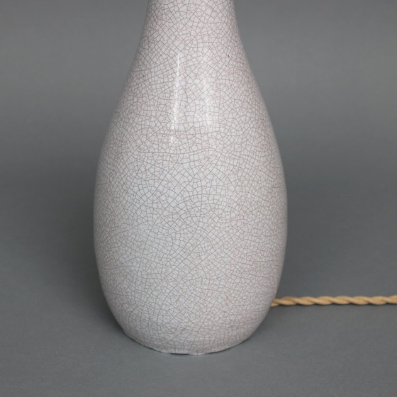 Image 1 of Pieter Groeneveldt - creme kleurige aardewerken lampvoet met kap