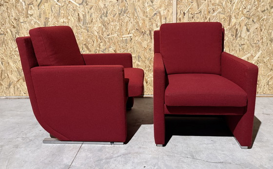 Image 1 of Leolux Design Bank Met Twee Fauteuils