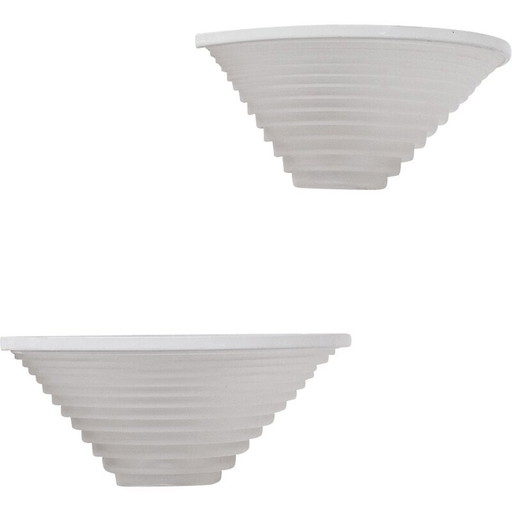 Paar Mid Century wandlampen van Angelo Mangiarotti voor Artemide, Italië 1970