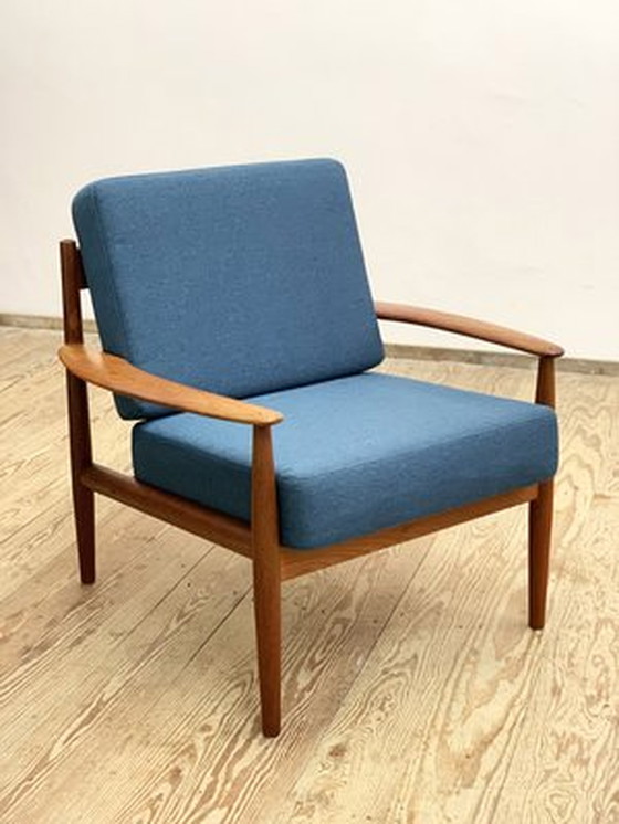 Image 1 of Fauteuil // Teakhouten fauteuil van Grete Jalk voor France and Son, Denemarken, 1960