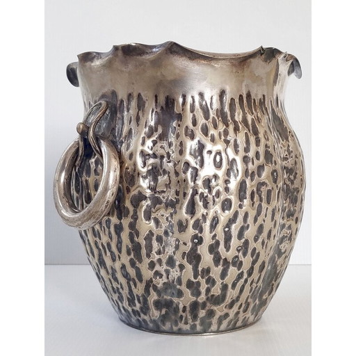 Vintage verzilverde champagne-emmer van Hukin en Heath