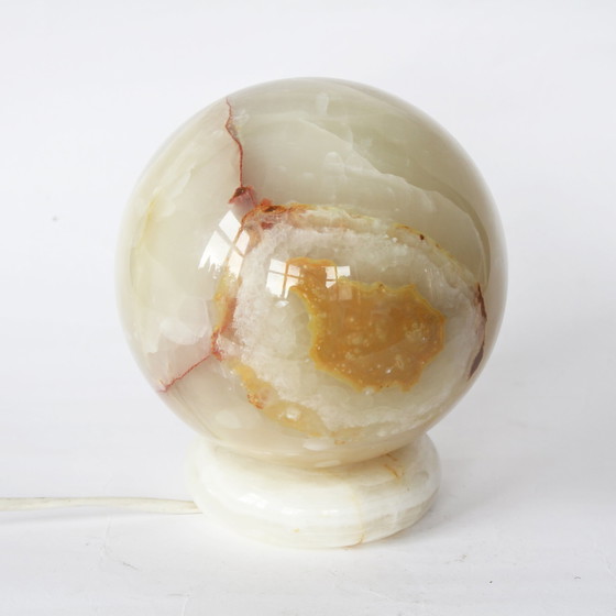 Image 1 of Vintage Onyx Bal Tafellamp