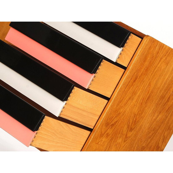 Image 1 of Vintage U 460 dressoir met houten laden van Jiri Jiroutek voor Interier Praha, Tsjecho-Slowakije 1960