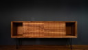 Dressoir 160cm gemaakt van massief iepenhout