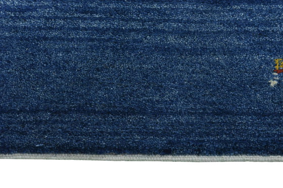 Image 1 of Handgeknoopt Gabbeh Loribaft - 145 X 72 Cm - Blauw