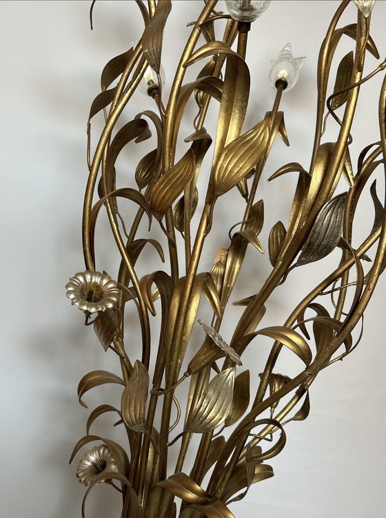 Image 1 of Vloerlamp L’originale SRL Italia Murano kelken vergeuld