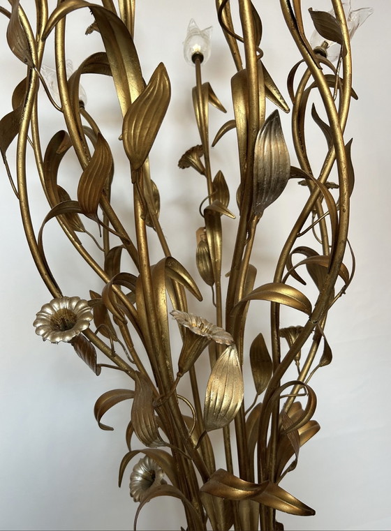 Image 1 of Vloerlamp L’originale SRL Italia Murano kelken vergeuld