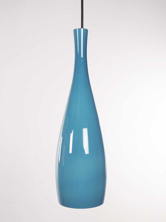 Image 1 of Fog And Morup – Jacob Bang – Turquoise Glazen Hanglamp