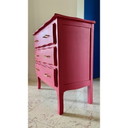 Vintage frambozenhouten ladekast