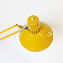 Vintage gele Zweeds bureaulamp architectenlamp schaarlamp