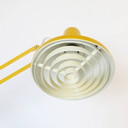Vintage gele Zweeds bureaulamp architectenlamp schaarlamp