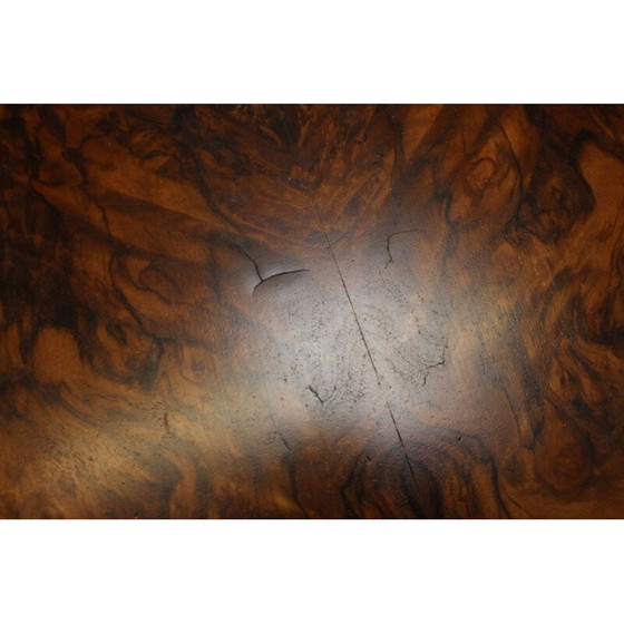 Image 1 of Art Deco vintage houten tafel, Tsjecho-Slowakije jaren 1930