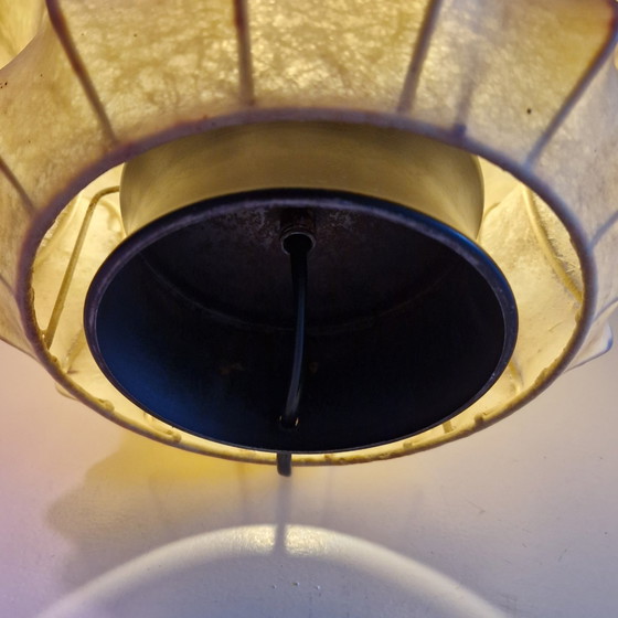 Image 1 of Mid Century Cocoon Lamp Friedel Wauer Goldkant, Duitsland 1960S