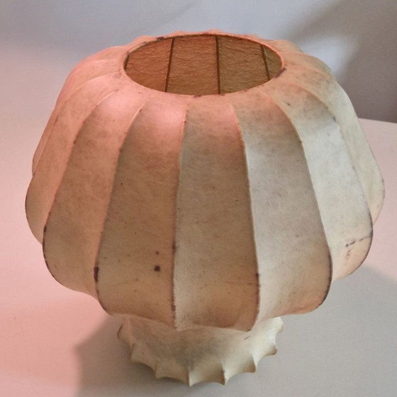 Image 1 of Mid Century Cocoon Lamp Friedel Wauer Goldkant, Duitsland 1960S