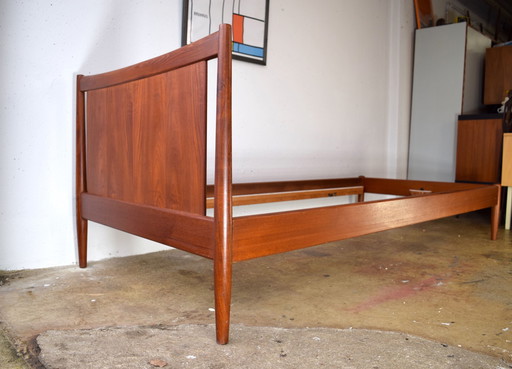 Vintage Deens Teakhouten Bedframe Dagbed Door Soborg Mobler