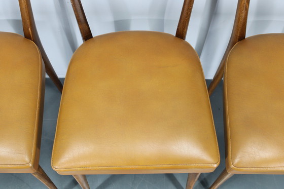 Image 1 of 1950S Set van Vier Italiaanse Eetkamerstoelen