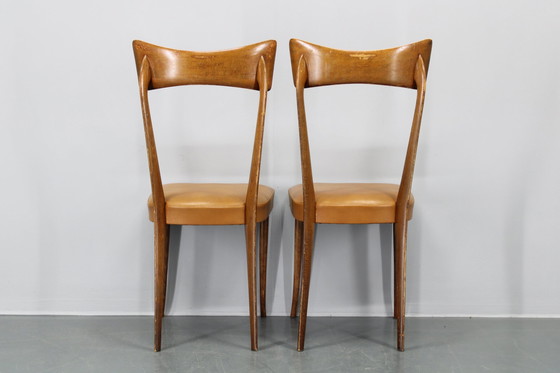 Image 1 of 1950S Set van Vier Italiaanse Eetkamerstoelen