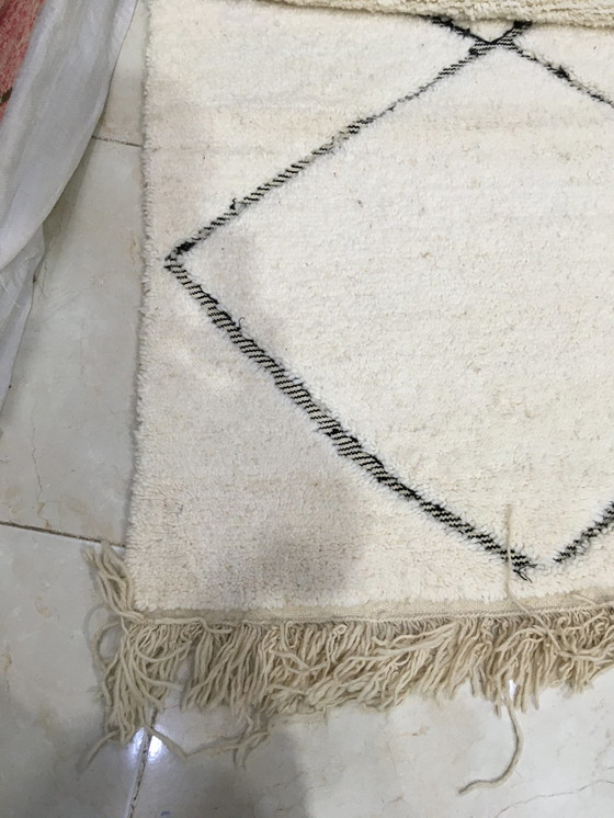 Image 1 of Beni Ouarain Marokkaans Berber Vloerkleed 3m05 x 2m16